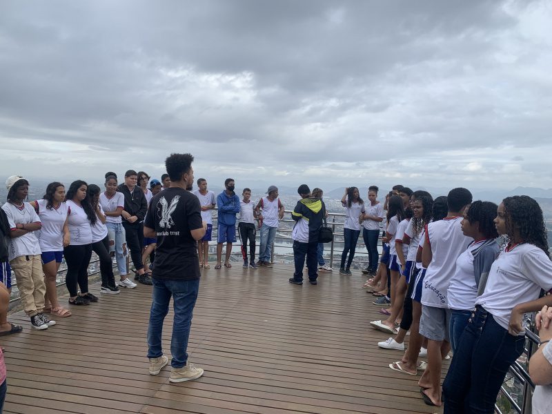 Parque da Fonte Grande recebe estudantes para imersão em poesias