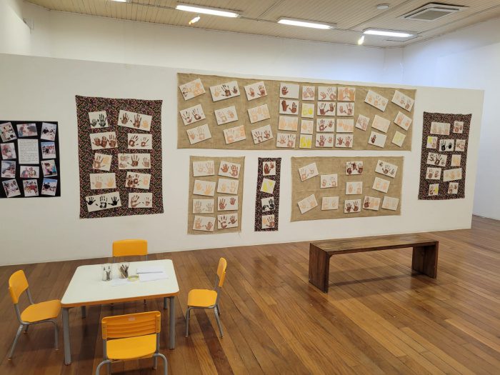 Obras feitas por crianças de Cmei em Vitória são expostas no Museu do Negro