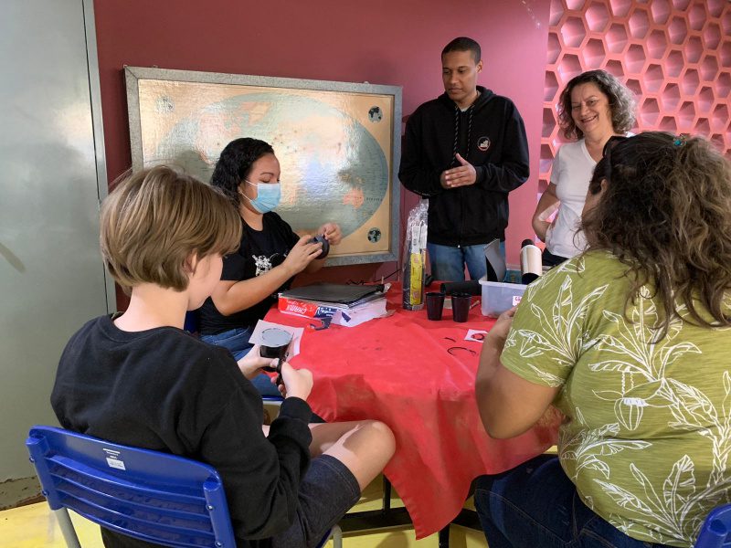 Programação de férias da Escola de Física no Parque Moscoso