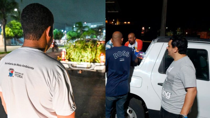 Junior FFH, do Centro de Vitória, Enaltece Espírito de Equipe no Mutirão Noturno