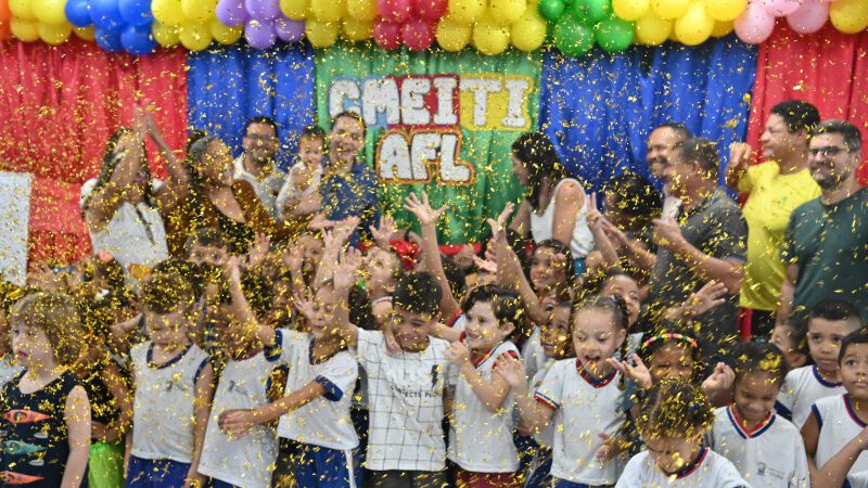 Prefeitura entrega reforma do Cmei TI Álvaro Fernandes Lima, em Bela Vista