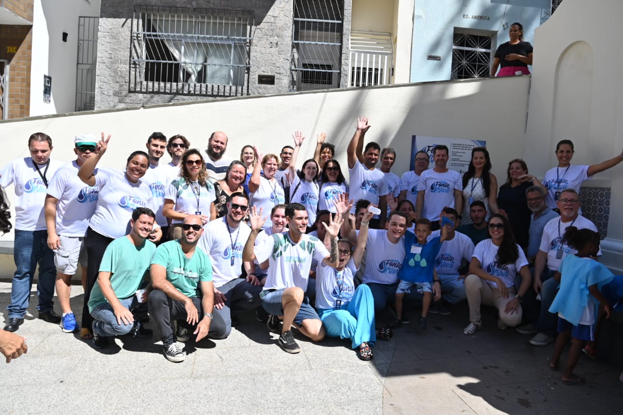 Chafariz Renovado: Pazolini Celebra o Dia da Água com a Reativação do Chafariz da Capixaba, no Centro de Vitória