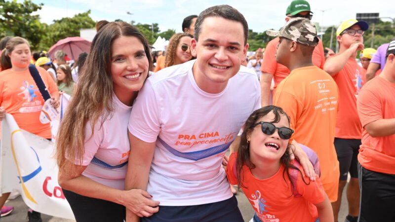 Pazolini e Vitória Down: Juntos na Caminhada pela Inclusão em Camburi