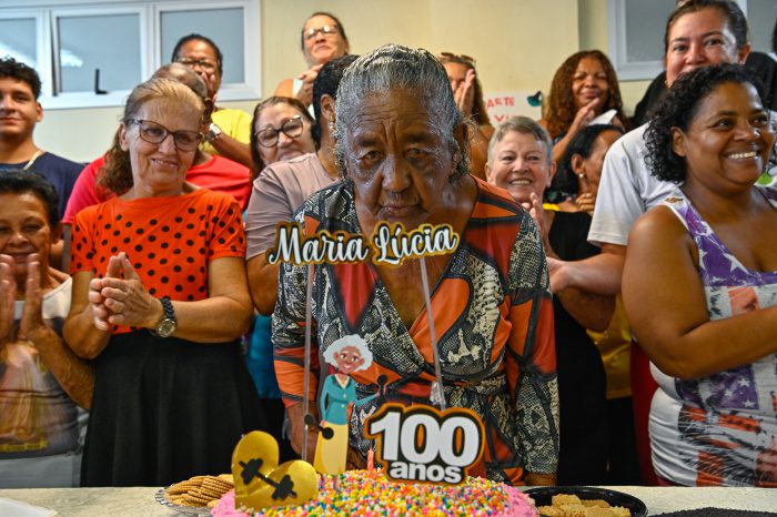 Moradora mais idosa de Jesus de Nazareth ganha homenagem na Unidade de Saúde