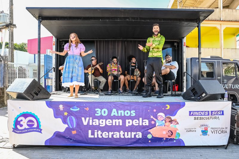 Ilha das Caieiras celebra projeto Viagem pela Literatura na manhã deste sábado