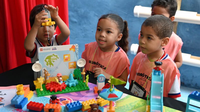 Inovação: crianças da capital apresentam projetos de robótica utilizando Lego