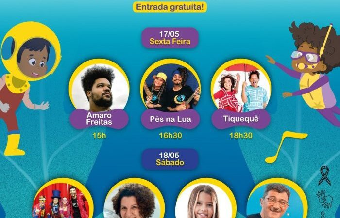 Pedra da Cebola recebe Festival Música na Infância nos próximos dias 17 e 18