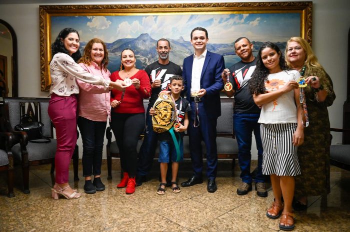 Estudante de São Benedito triunfa no Kickboxing e recebe homenagem na PMV
