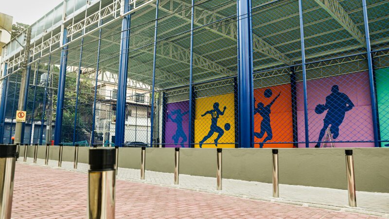Praça Primo Bitti recebeu uma praça completamente reformada