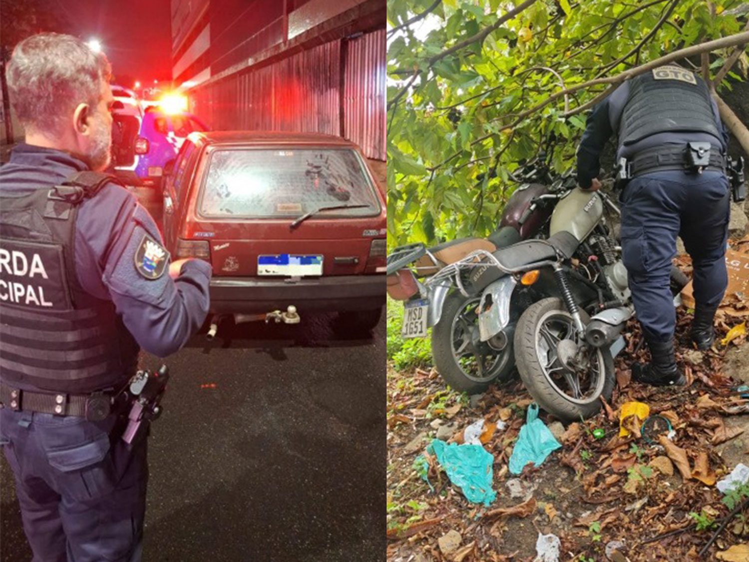 Guarda de Vitória apreende duas motos com irregularidades no bairro Romão