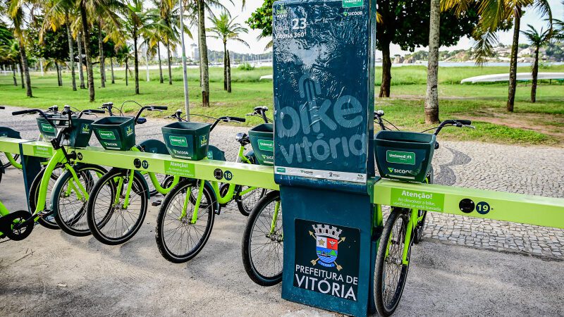 Dia Mundial da Saúde: na próxima segunda (7), bicicletas compartilhadas de Vitória terão uso gratuito
