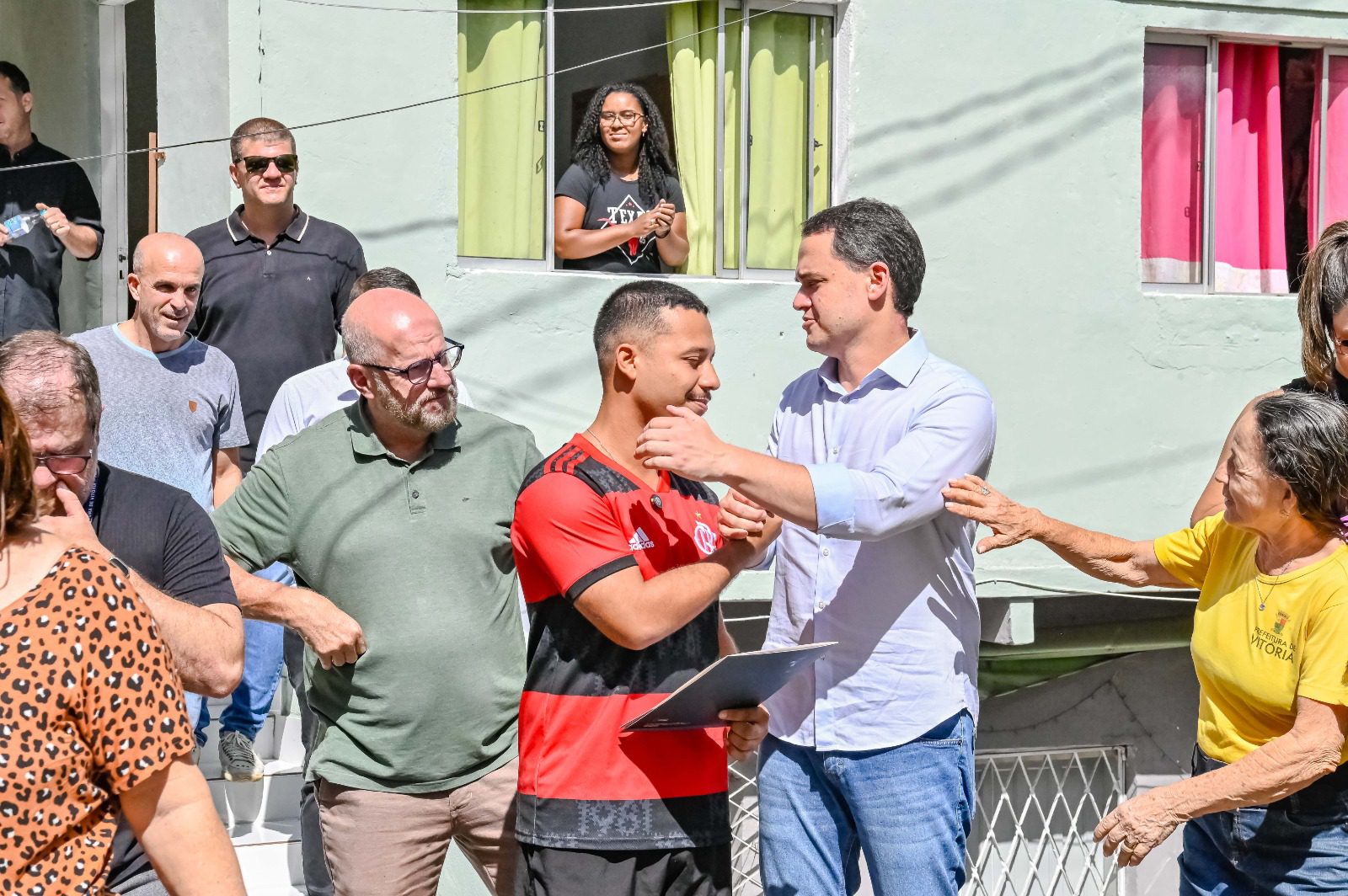 Casa Feliz e Segura: Pazolini entrega duas casas a famílias do Bairro Ilha do Príncipe