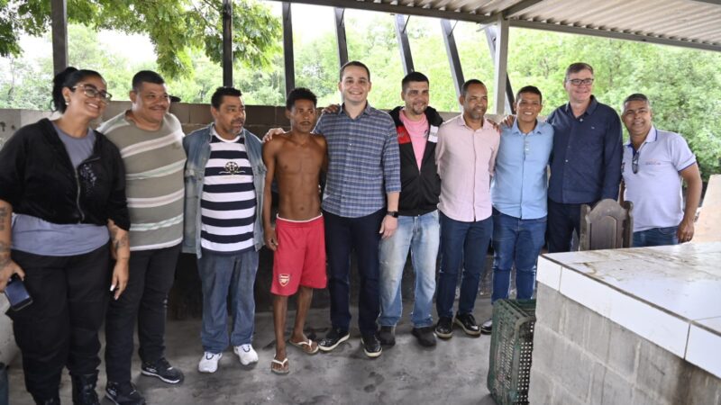 Pazolini visita obra da 2ª fase da Nova Orla da Grande São Pedro