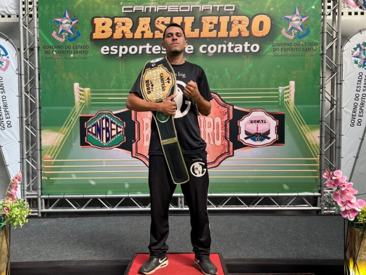 Campeão Brasileiro de Kickboxing é coroado em Vitória