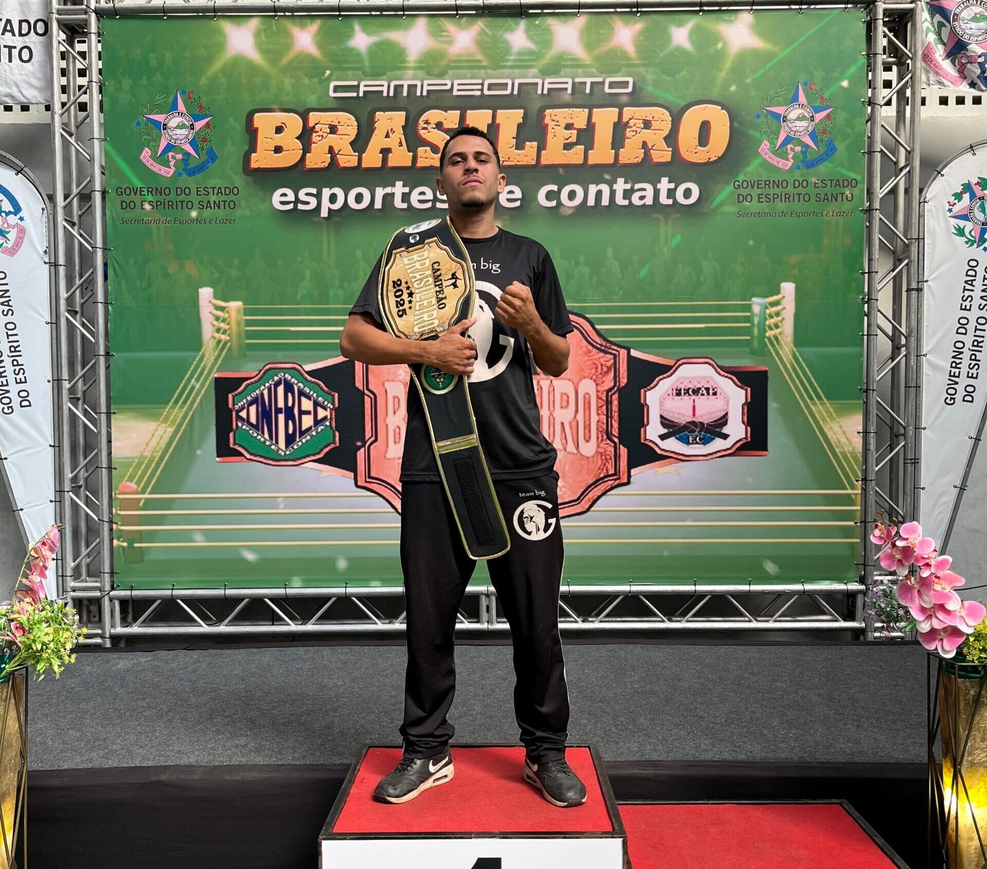 Campeão Brasileiro de Kickboxing é coroado em Vitória