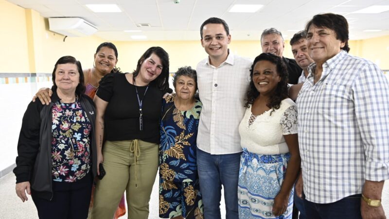 Pazolini visita obras do CMEI Sebastião Perovano que estão na reta final