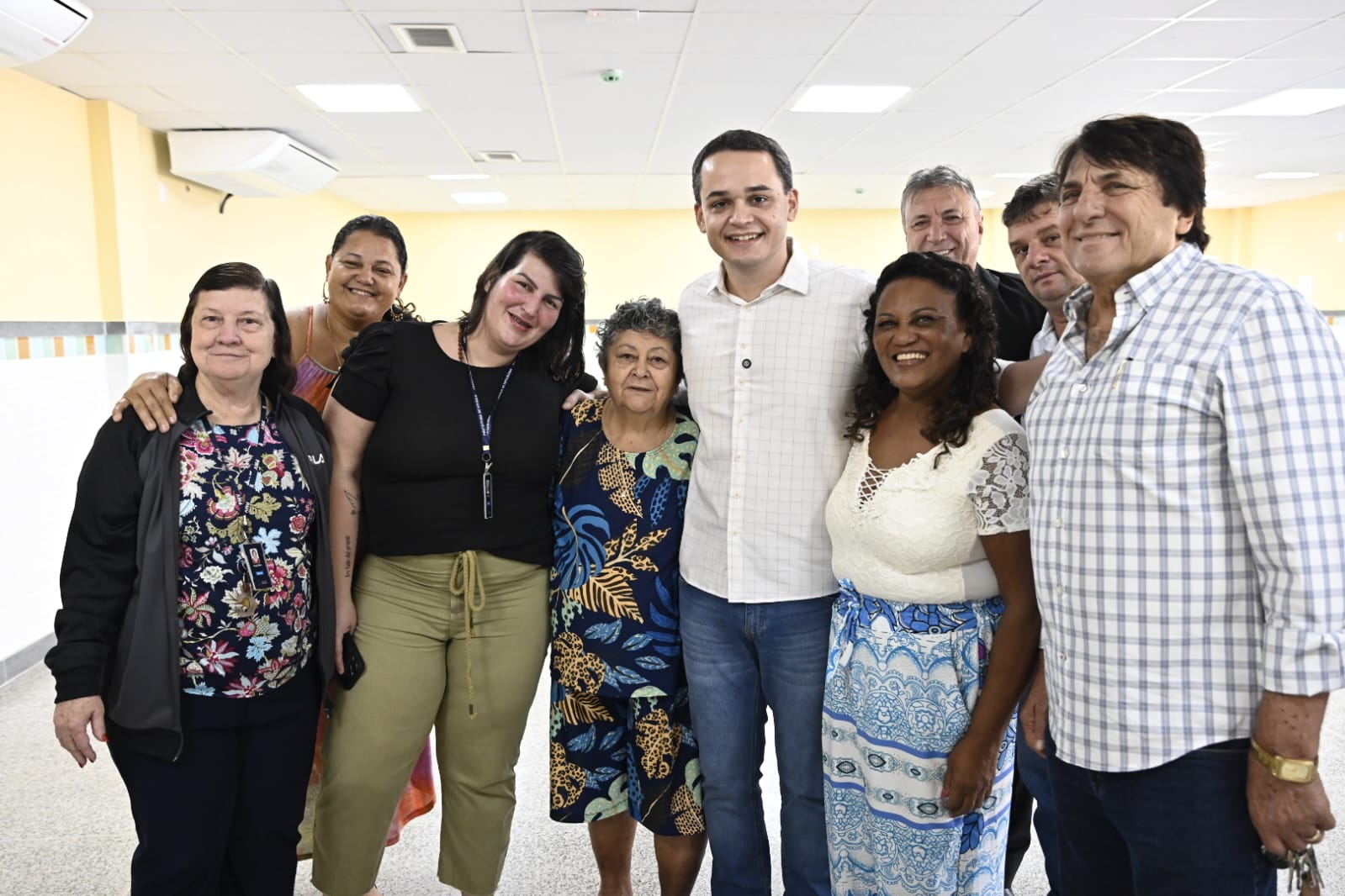 Pazolini visita obras do CMEI Sebastião Perovano que estão na reta final