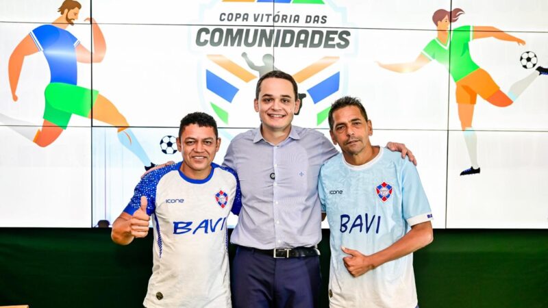 Pazolini lança a maior competição de futebol amador do ES, a Copa Vitória das Comunidades
