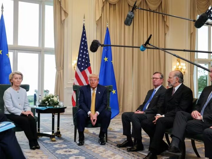 Trump diz que há “boa chance” de acordo com União Europeia sobre tarifas