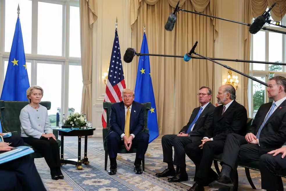 Trump diz que há “boa chance” de acordo com União Europeia sobre tarifas