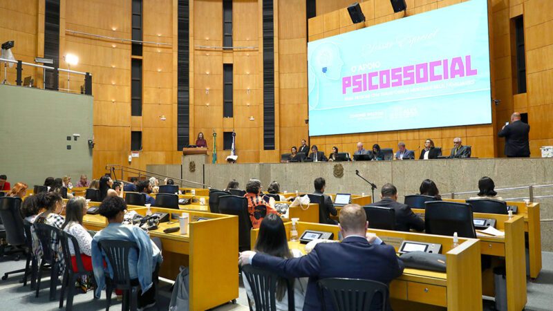 Sessão especial na Ales debate apoio psicossocial para pessoas com transtornos mentais e suas famílias