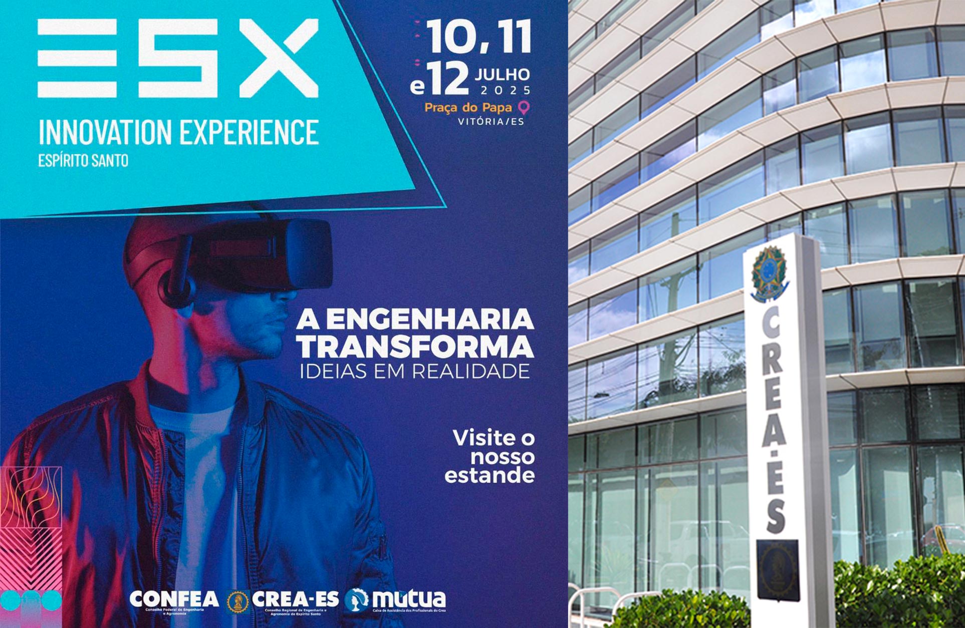 Conecte-se com o futuro da construção: Crea-ES marca presença em dois grandes eventos no Espírito Santo