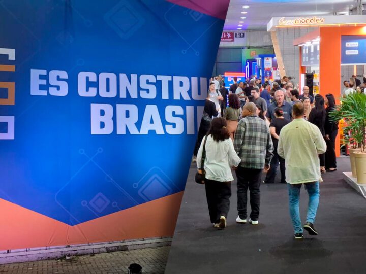 ES Construção Brasil 2025 começa com casa cheia e promete movimentar R$ 600 milhões no setor da construção capixaba