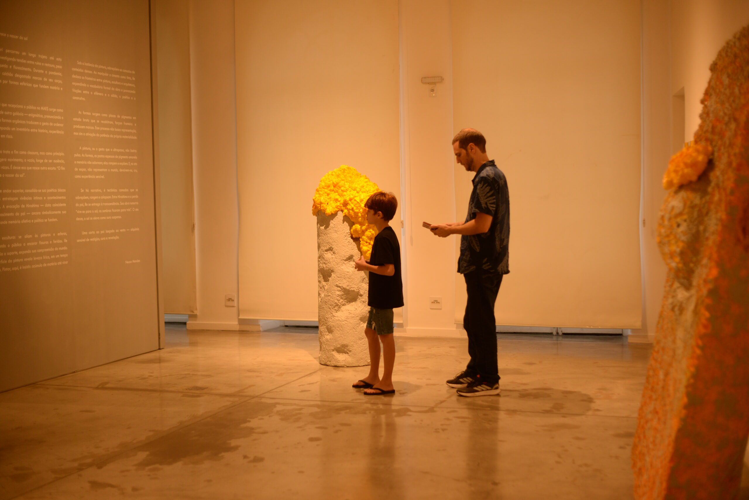 Exposição de Re Henri promove programa educativo, conectando arte, ciência e interdisciplinaridade em experiência poética única
