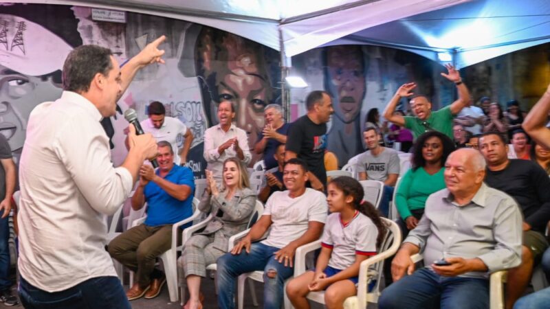 Pazolini inaugura novas torres de iluminação no Bairro Jesus de Narareth que ganhará novo Parque