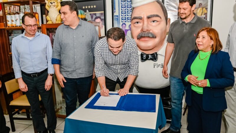 Pazolini homenageia Hercílio Alves da Silva Filho, Pirão” e cria novo polo gastronômico