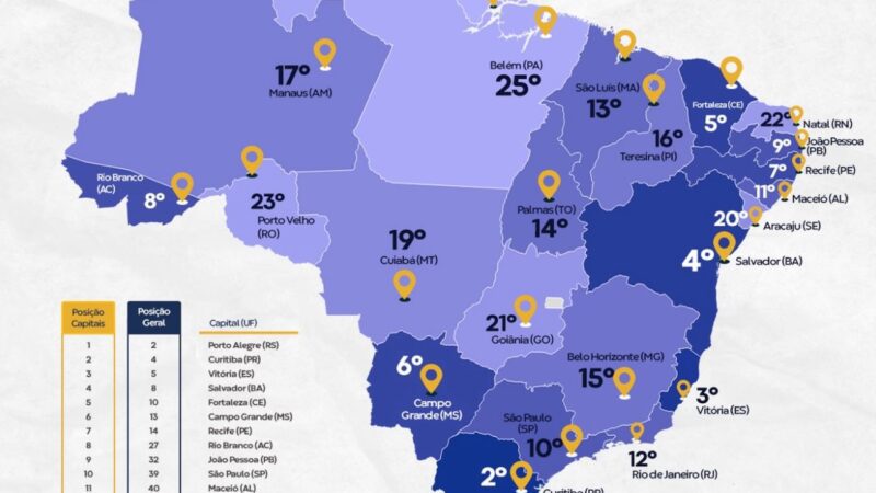 Vitória é a melhor capital do Sudeste em funcionamento da máquina pública