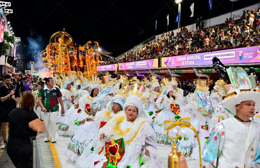 Piedade transforma imprevisto em raça e faz desfile histórico no Carnaval de Vitória