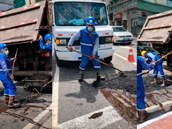 Recapeamento da Avenida Jerônimo Monteiro deixa Centro de Vitória pronto para o Carnaval