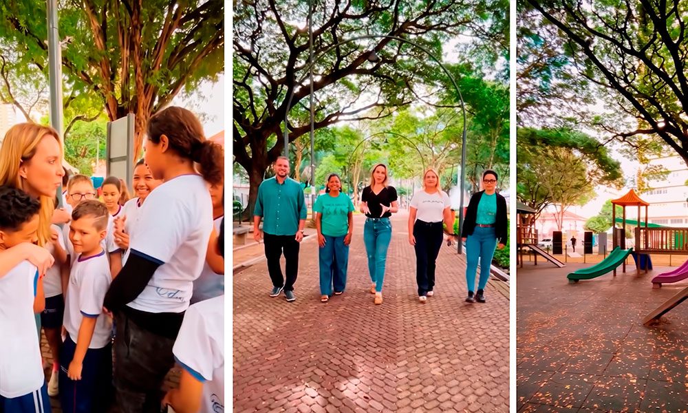 Cris Samorini acompanha implantação de novo espaço inclusivo no Parque Moscoso