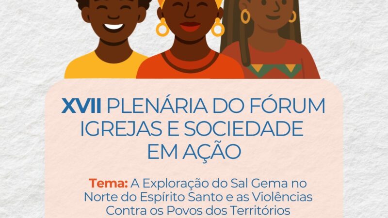 Colégio Agostiniano recebe plenária para debate sobre exploração do sal gema no Norte do Espírito Santo