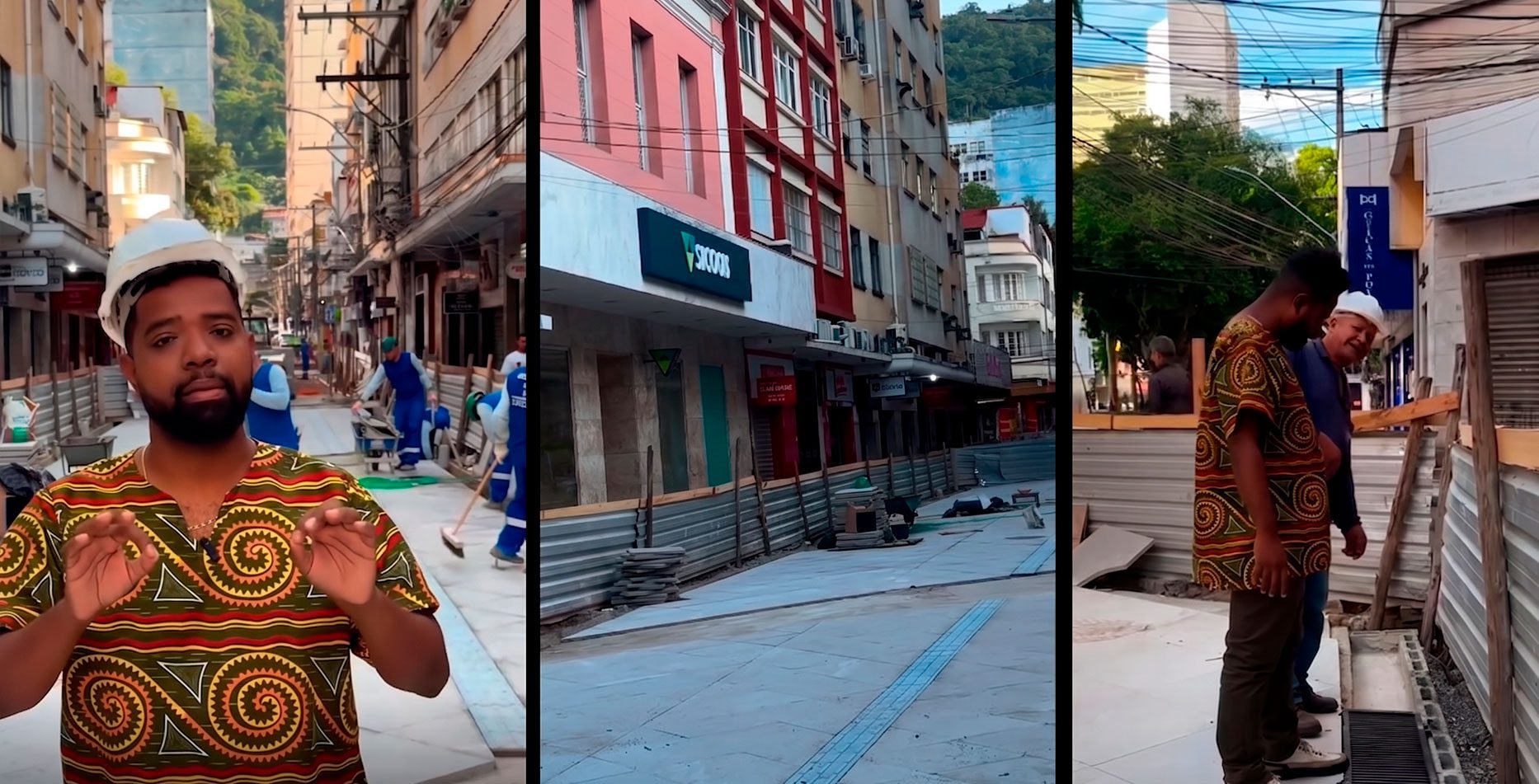 Professor Jocelino acompanha obras da Rua 7 e cobra diálogo para proteger comerciantes do Centro