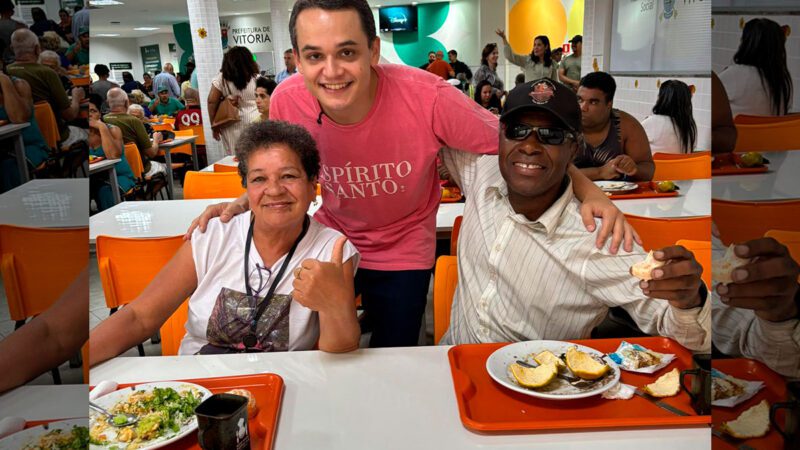 Aniversário de Pazolini vira assunto após almoço em restaurante popular da capital