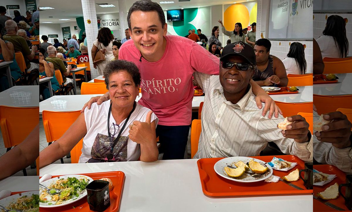 Aniversário de Pazolini vira assunto após almoço em restaurante popular da capital