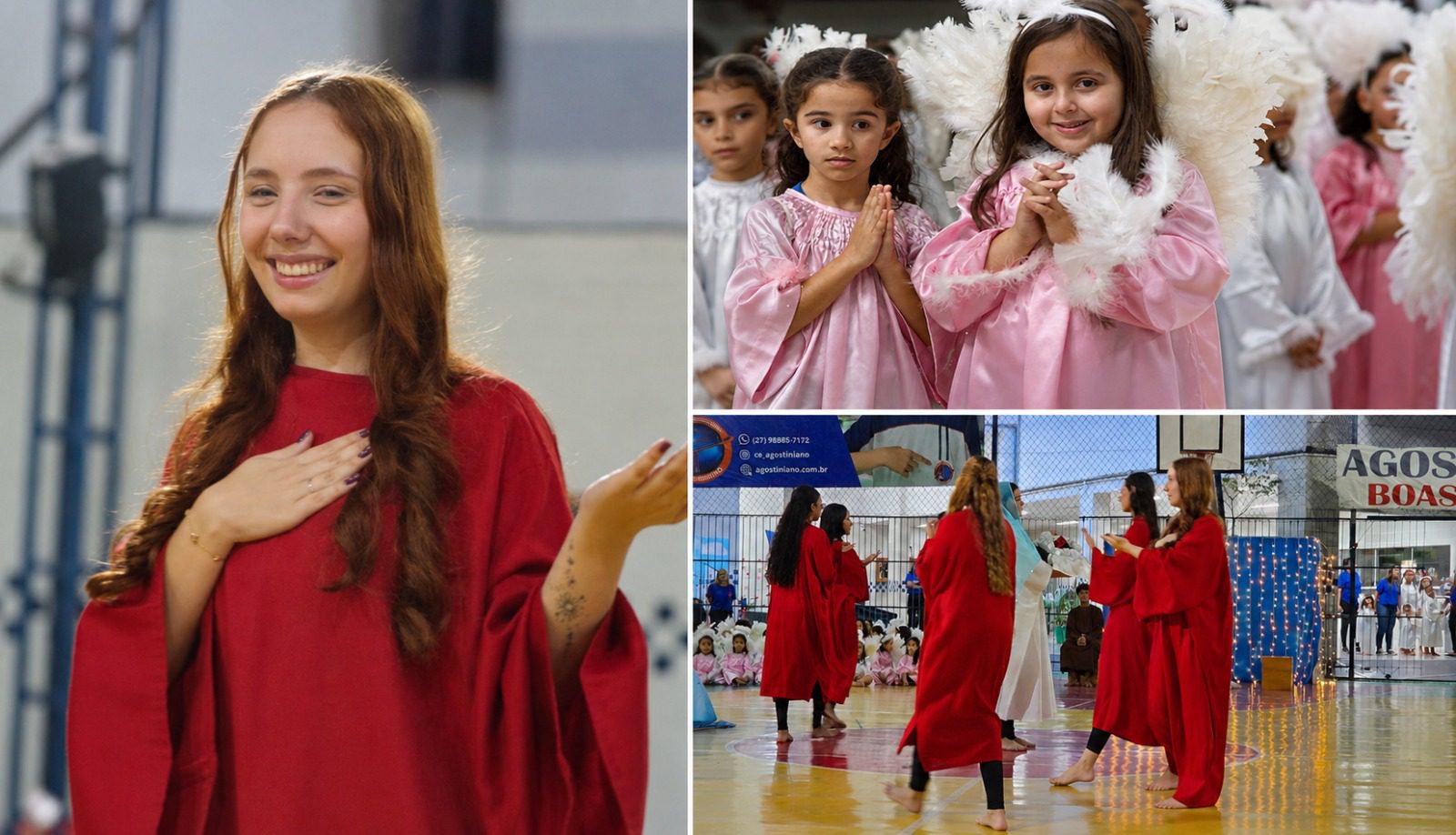 Coroação de Maria emociona famílias e reforça valores de fé no Centro Educacional Agostiniano
