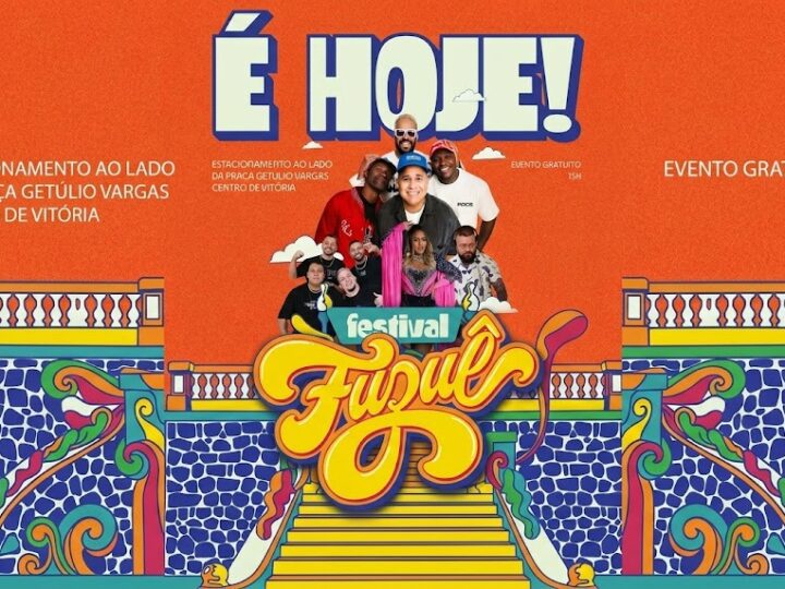 Festival Fuzuê movimenta o Centro de Vitória nesta quinta-feira com show gratuito do Caju Pra Baixo