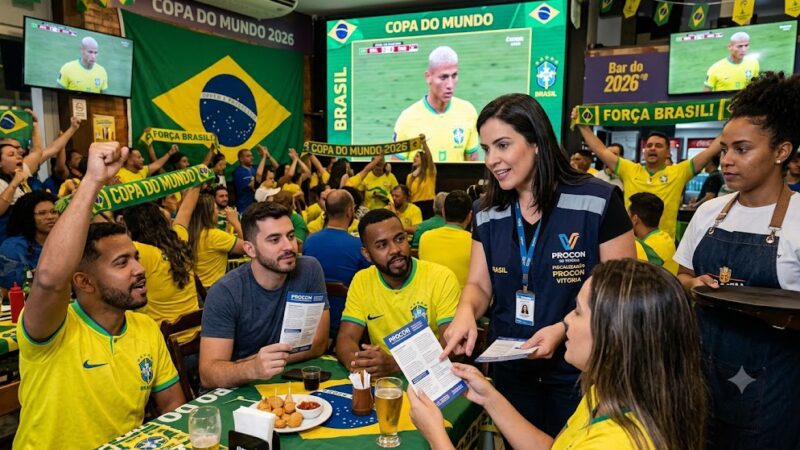 Procon Vitória alerta torcedores sobre direitos do consumidor durante transmissões da Copa do Mundo