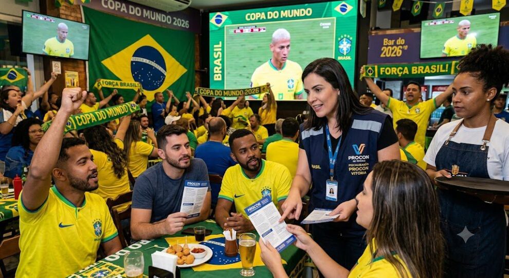Procon Vitória alerta torcedores sobre direitos do consumidor durante transmissões da Copa do Mundo