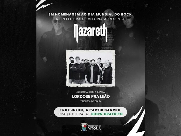 Lordose Pra Leão abre show do Nazareth em Vitória e revive a história do lendário Festival Dia D