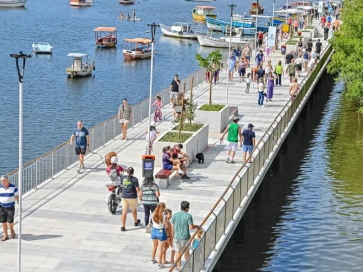 Nova Orla do Canal de Camburi vira atração e recebe grande público no primeiro domingo após inauguração
