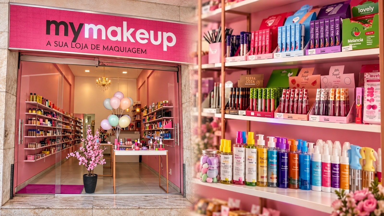 Mymakeup une loja física e on-line para oferecer o melhor da beleza e do autocuidado em Vitória