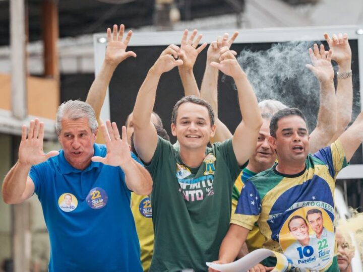 Lorenzo Pazolini alcança 54,08% das intenções de voto em nova pesquisa do Instituto Perfil