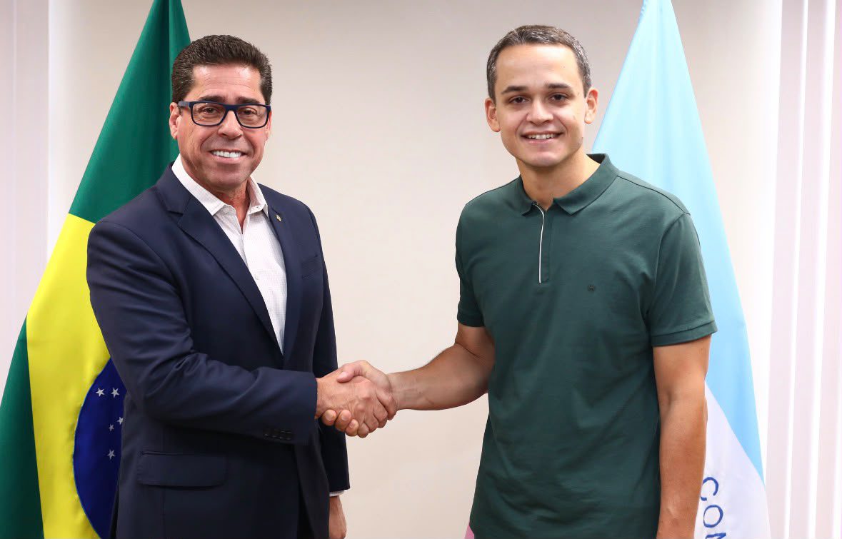 Pazolini e presidente da Assembleia Legislativa se reúnem para fortalecer diálogo institucional