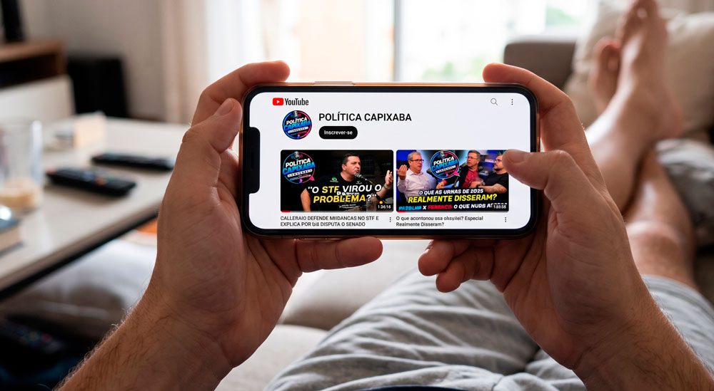Política Capixaba chega a mil inscritos no YouTube e celebra 20 anos de história com expansão digital