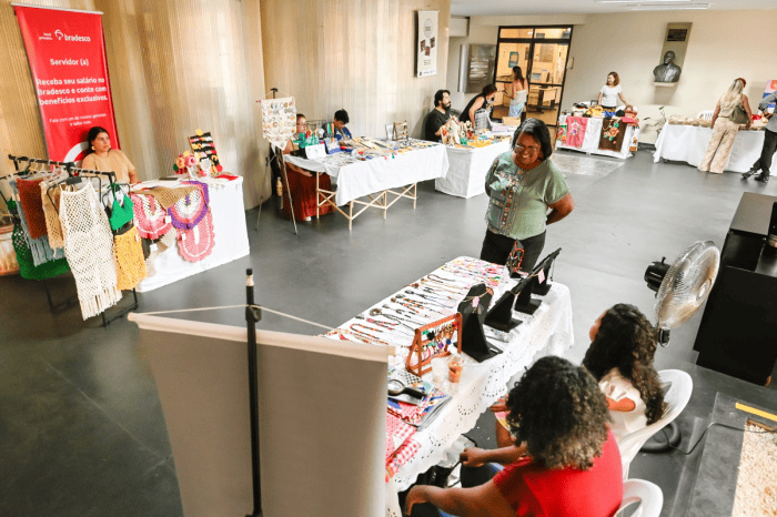 Feira de mulheres empreendedoras reúne produtos e histórias na sede da PMV