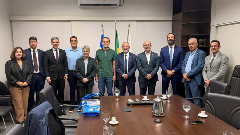 Pazolini visita Tribunal de Contas e destaca importância do diálogo institucional e do respeito aos órgãos de controle